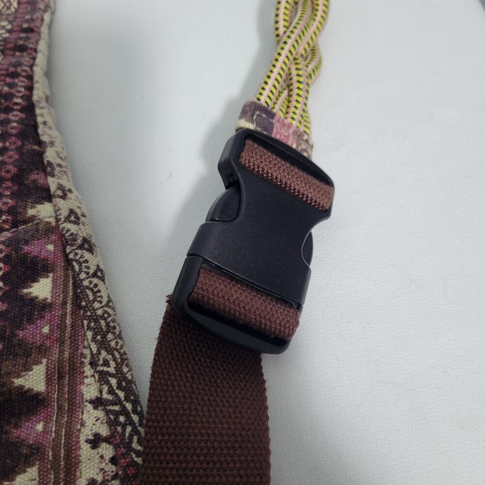 Unionbay Sling Crossbody Purple& Brown With Cross Rope Strap 2326-1272 - Picture 6 of 10